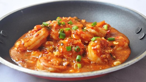 Prawns with Ginger Sauce