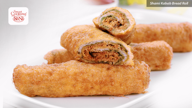 Shami Kabab Bread Roll