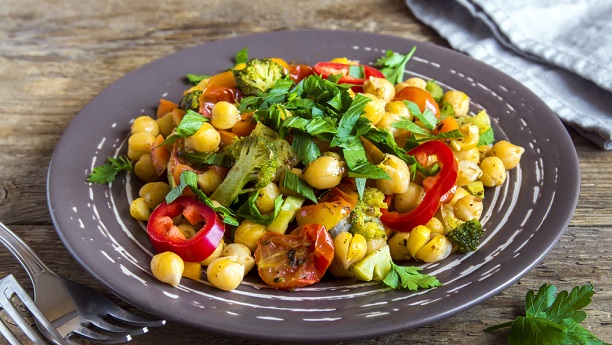 SPICED CHICK-PEA SALAD