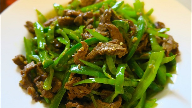 Spicy Green Beef