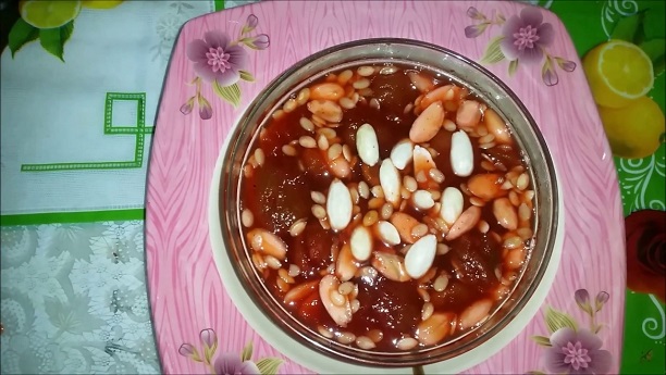 Spicy Plum (Aloo Bukhara) Chutney With Nuts