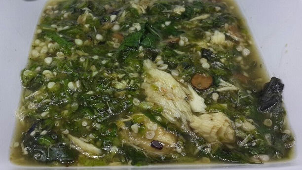 Spinach and Okra Soup