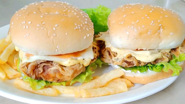 Zinger Burger Restaurant Style