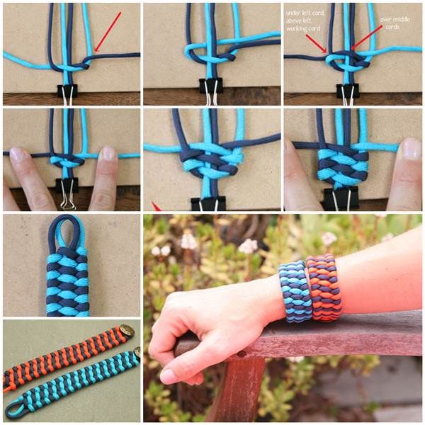 DIY Woven Cuff Bracelet
