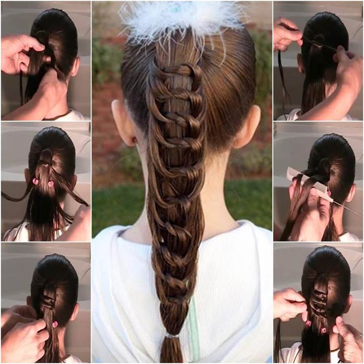 Pretty Knotted Ponytail Hairstyle