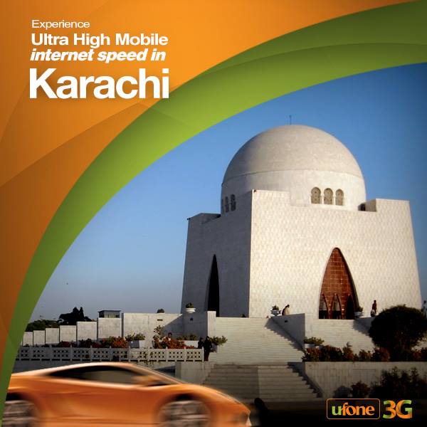 Finally U3G now available at Karachi