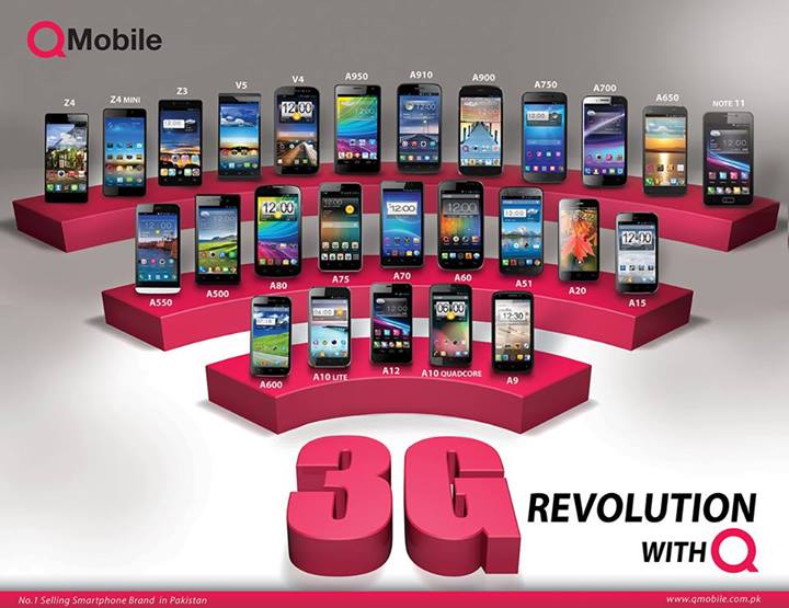 Q Mobile launch 3G Phones